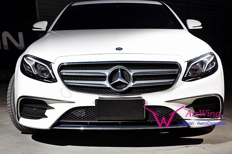W213 - Future-Design style carbon front Canard (2 pcs) 03